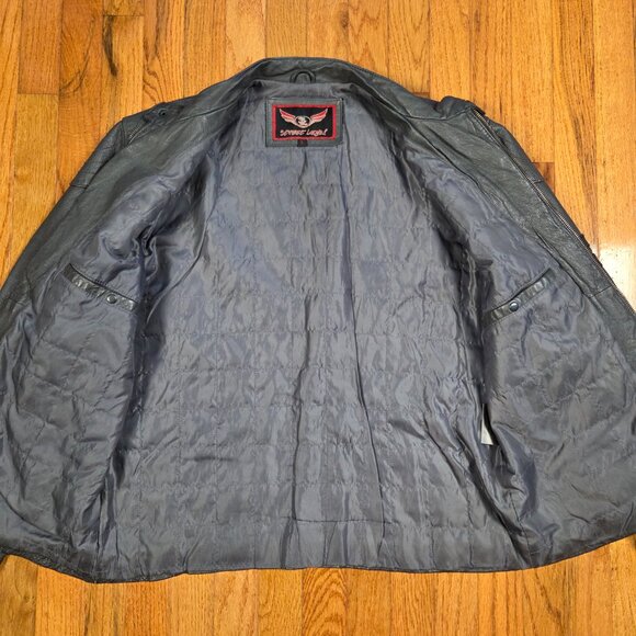 STREET LEGAL leather motorcycle jacket L - Picture 2 of 9